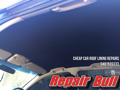 Holden, Toyota, Mitsubishi, & Ford Sedan Car Roof Lining Repair We Come To You - Repair Bull